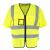 Hafnon Reflex Vest Safety Yel M/L Flammehemmende refleksvest - Unisex 