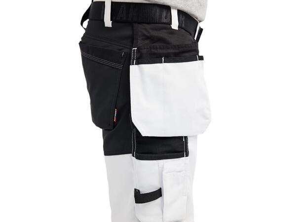 1772 Håndverksshorts stretch WHT C44 Komfortabel, lett malershorts 
