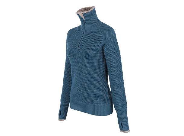 Zircon Wool Sweather W Bering Sea XL Komfortabel ullgenser med høy hals 