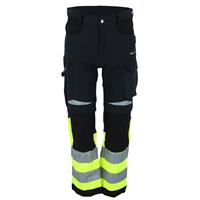 Bismuth Roofpant Black Beauty KL.1  48 Arbeidsbukse med 4-veis stretch - Unisex