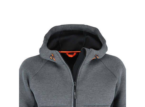 Feldspar Hooded Jacket Grey XS God og varm hettejakke - Unisex 