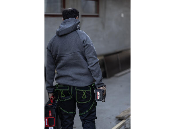 Feldspar Hooded Jacket Grey XS God og varm hettejakke - Unisex 