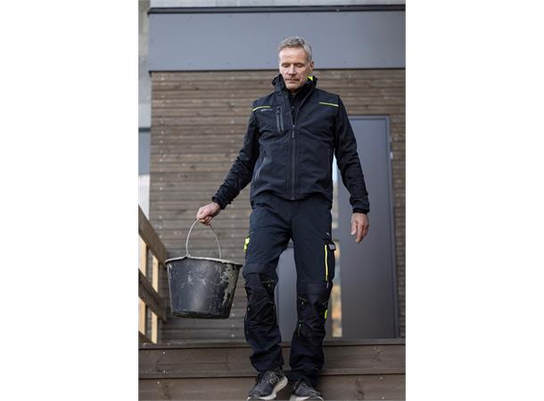 Bismuth Stretch Pants Black Beauty 48 Arbeidsbukse med god stretch - Unisex 