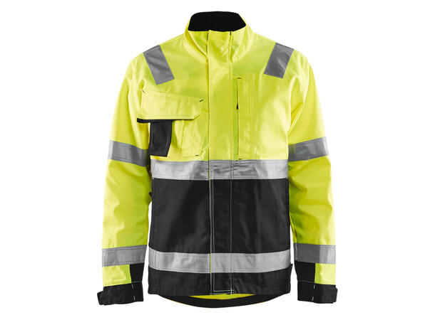 4064 Jakke varsel VGUL/SORT 6XL 