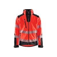 4491 Softshelljakke varsel NYEL/BLK XS Varseljakke softshell