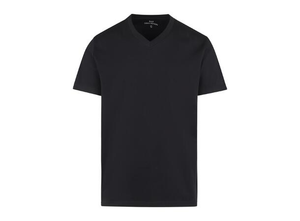 Bruno V-neck Black S T-Skjorte V-hals 
