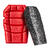 4058 Kneputer BLK/RED 