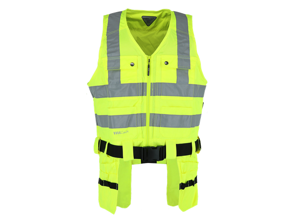 Ridgeback Vest Hi-Vis Safety Yel M/L High Visibitity med refleksbånd 