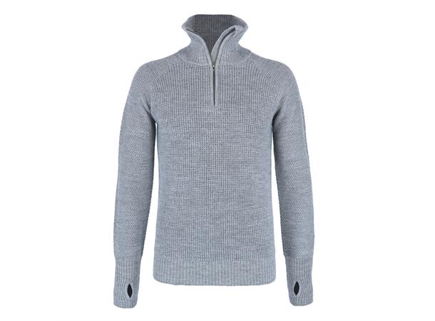 Flint Wool Sweater Grey Melange XS 100% Ull 