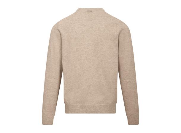 Arthur Sweater LightSand S Merinoullgenser 