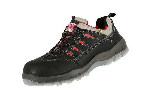 NITRAS SPORT STEP  BLK/RED 35 Vernesko S3 (Metallfri) 
